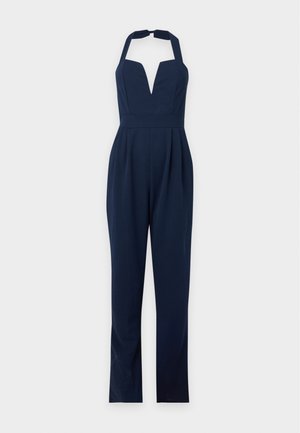 WAL G., SOPHIA V NECK JUMPSUIT​ - Overal - navy blue