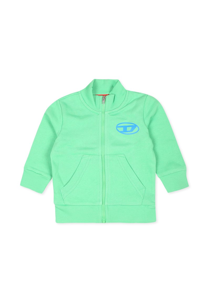 Diesel Sweater met rits groen Diesel Sweater met rits groen