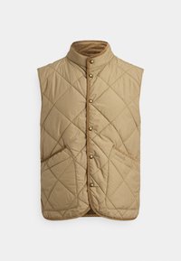 THE HURSTON QUILTED UTILITY VEST - Smanicato - desert khaki