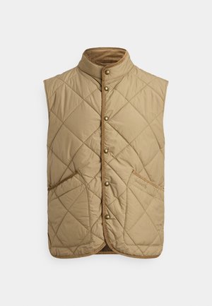 THE HURSTON QUILTED UTILITY VEST - Vest - desert khaki
