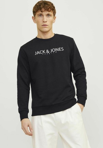 Jack & Jones JORVESTERBRO CREW NECK - Sweater - moonbeam/beige
