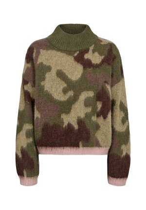 Nümph, NUCAMU PULLOVER - Jersey de punto - calla green