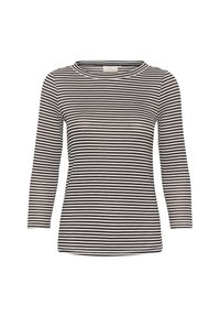 KAMILLE - T-shirt à manches longues - black white stripe