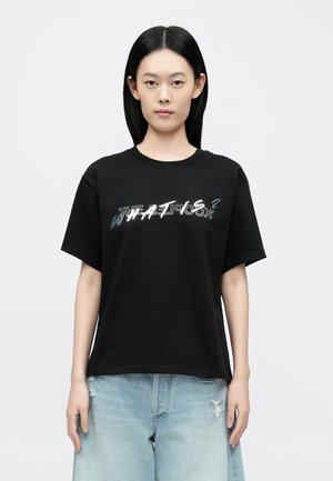 Potiskana majica - black