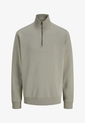 Jack & Jones, Half zip Plain Half zip - Felpa - vetiver