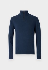 JJEEMIL HALF ZIP - Pulóver - navy