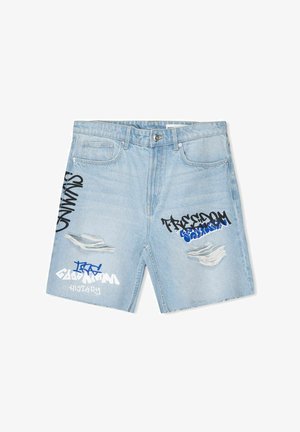 Pantaloni scurți din denim - light blue denim