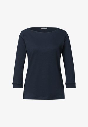 Street One, 3/4-ARM SHIRT MIT U-BOOT-AUSSCHNITT - Langarmshirt - darkest blue