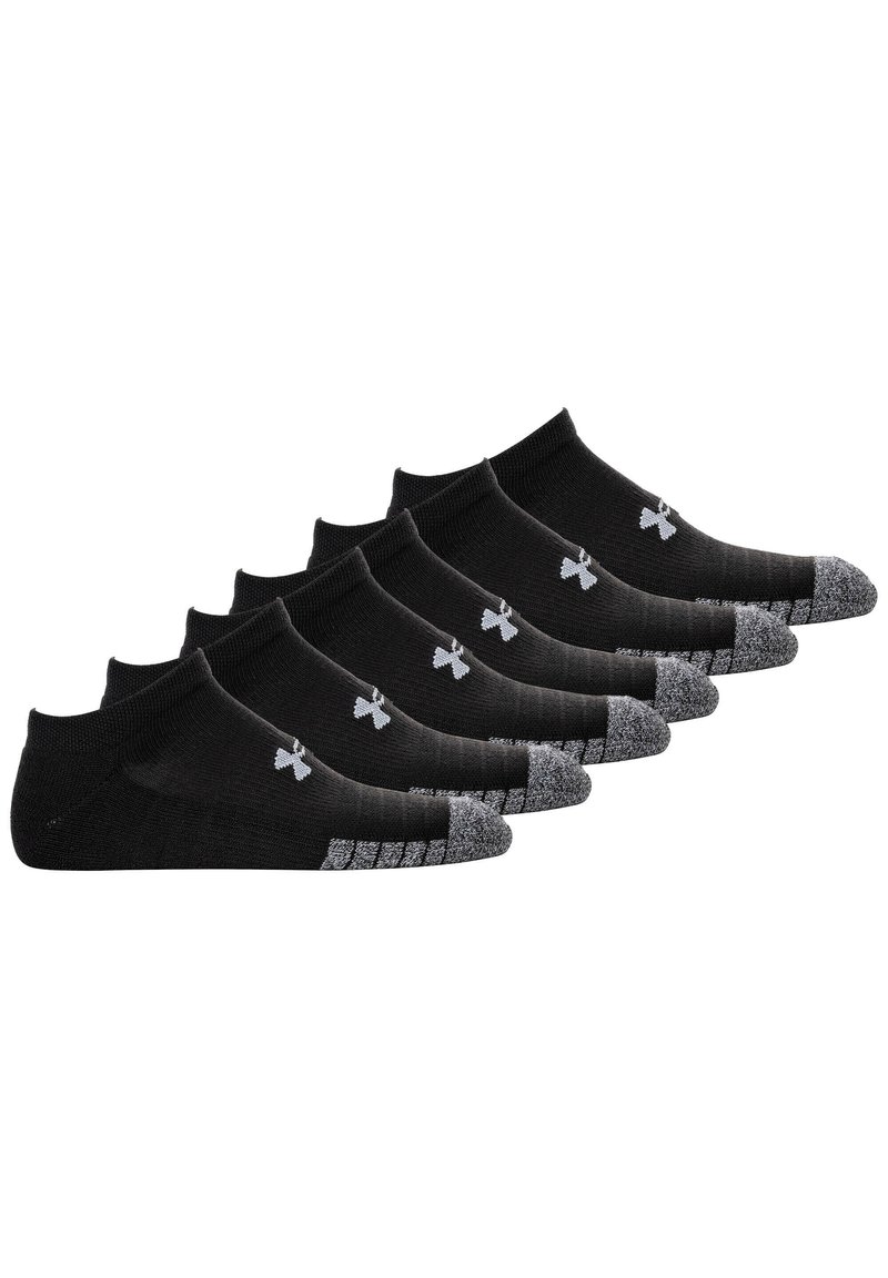 Under Armour UNISEX 6 PACK UA HEATGEAR NS Enkelsokken schwarz