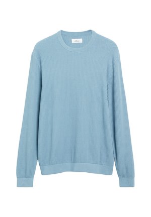s.Oliver STRICKPULLOVER - Pullover - hellblau
