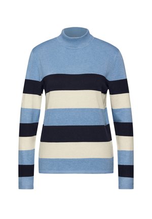 Stickad tröja - blau