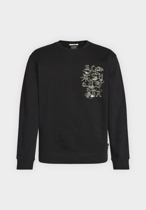 Scotch & Soda, ARTWORK REGULAR-FIT SWEATSHIRT - Φούτερ - meteorite