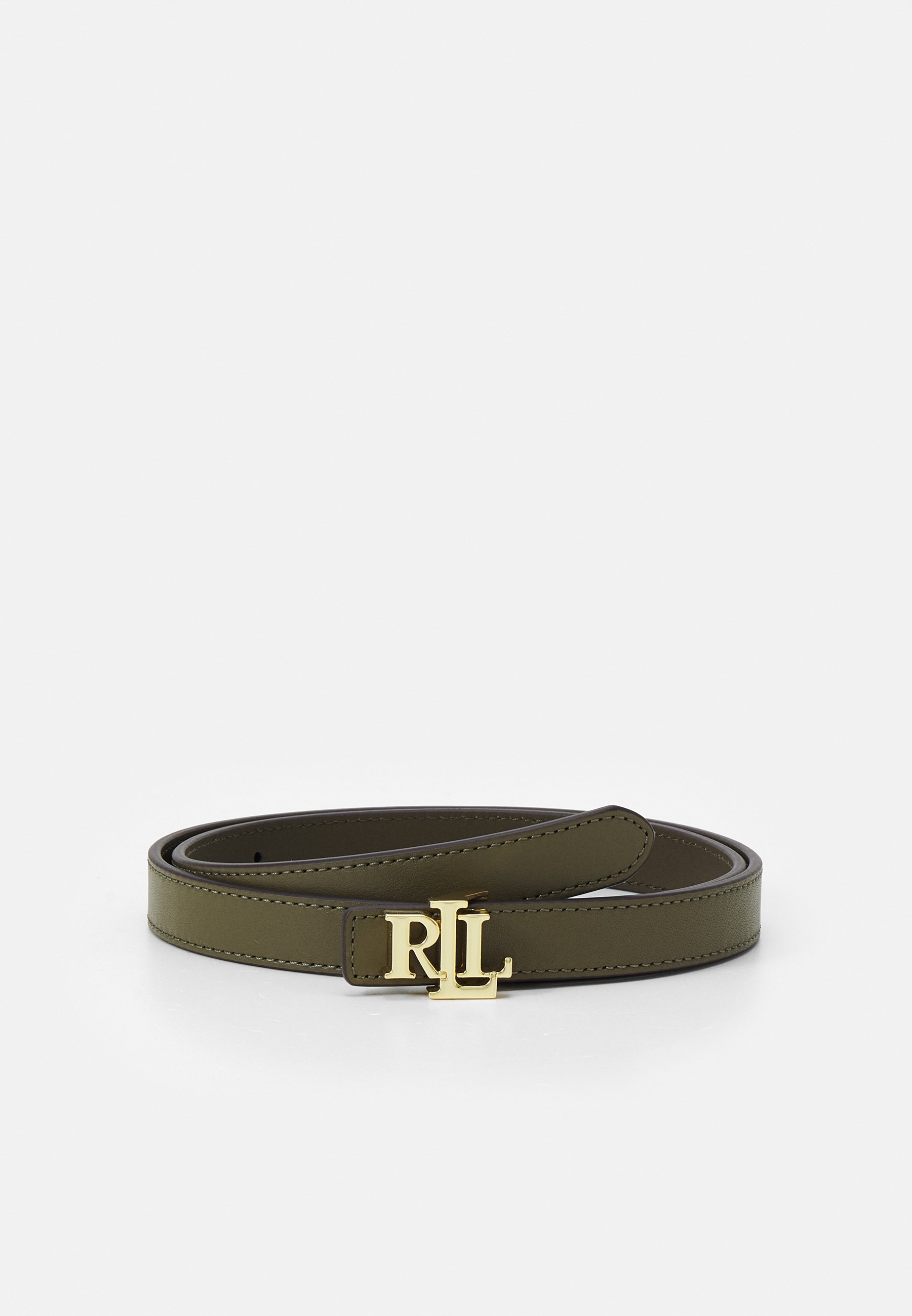 Lauren Ralph Lauren LOGO REVERSIBLE LEATHER SKINNY BELT  display picture 1
