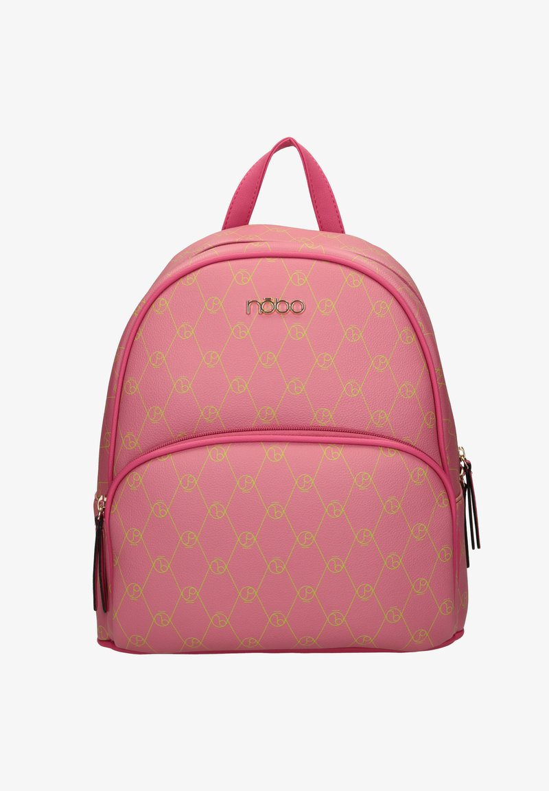 Nobo PÓŁOKRĄGŁY Z MONOGRAMEM  - Reppu - różowy
