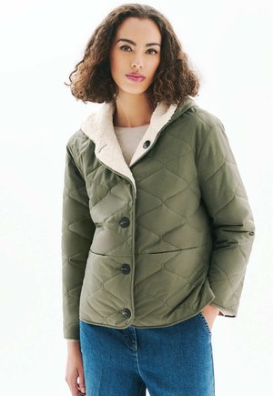 FRENCH BRAND FASHION ELEGANT MODERN GOLGIEN - Veste d'hiver - vert kaki