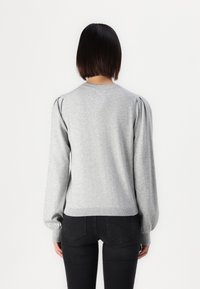 Object OBJTHESS EMBROIDERY  - Strickpullover - light grey melange