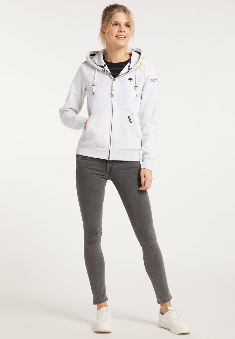 Damen Sweatshirts | Schmuddelwedda SCHMUDDELWEDDA YASANNA Sweatjacke weiss melange/weiß - SZ98304 Damen Sweatshirts | Schmuddelwedda SCHMUDDELWEDDA YASANNA Sweatjacke weiss melange/weiß - SZ98304