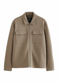 Next PREMIUM ZIP - REGULAR FIT - Teksajakk - stone
