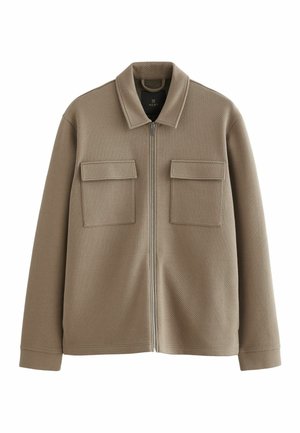 Next PREMIUM ZIP - REGULAR FIT - Cowboyjakker - stone