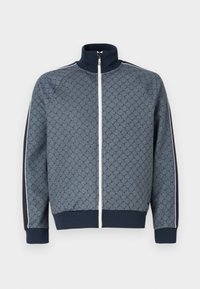 TAJAN  - Športna jopa s kapuco na zadrgo - dark blue