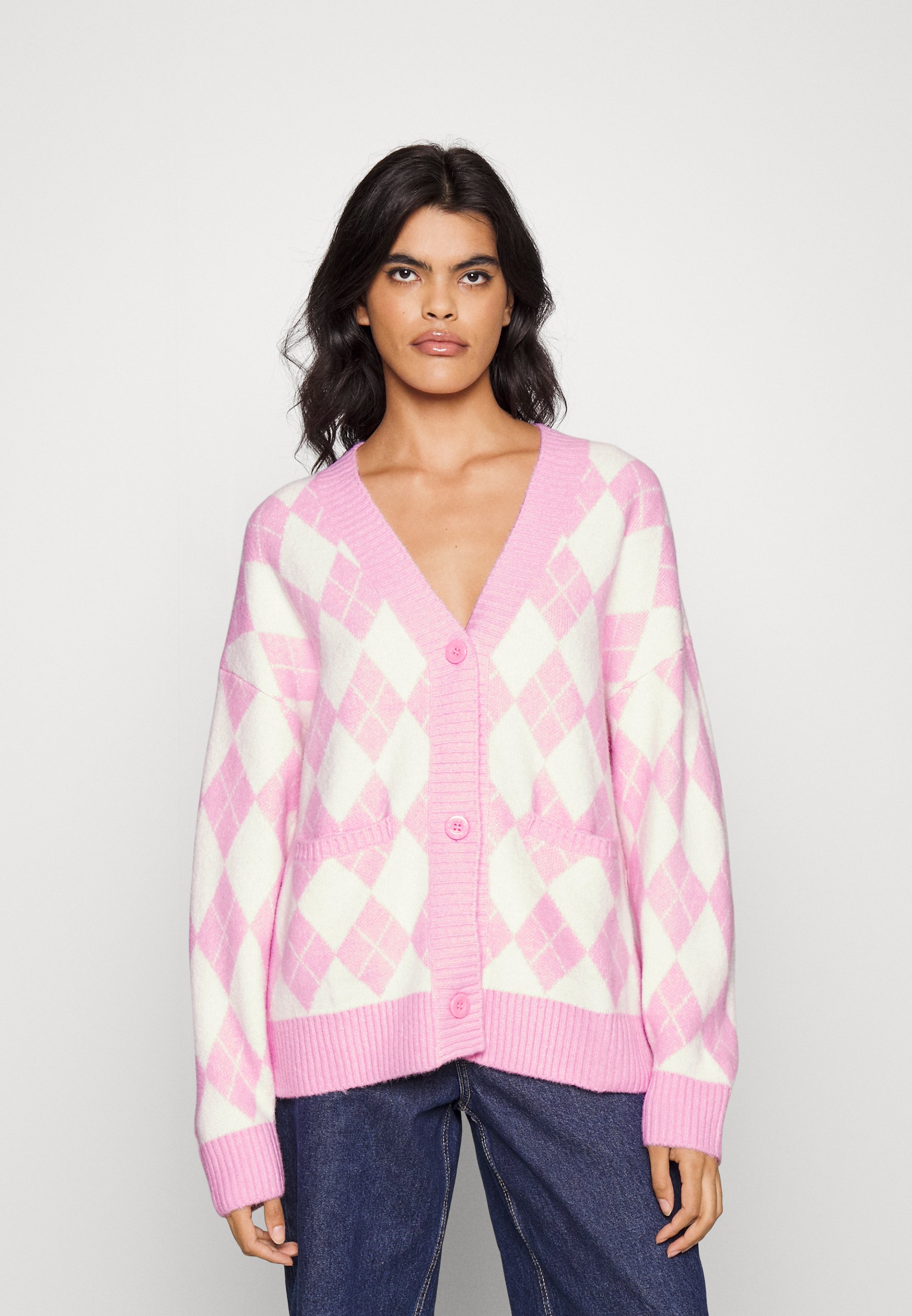 Monki Gilet - pink/rose - ZALANDO.FR