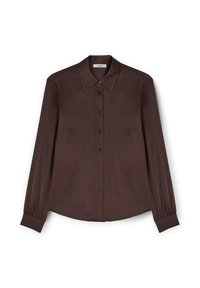 Overhemdblouse - marrone