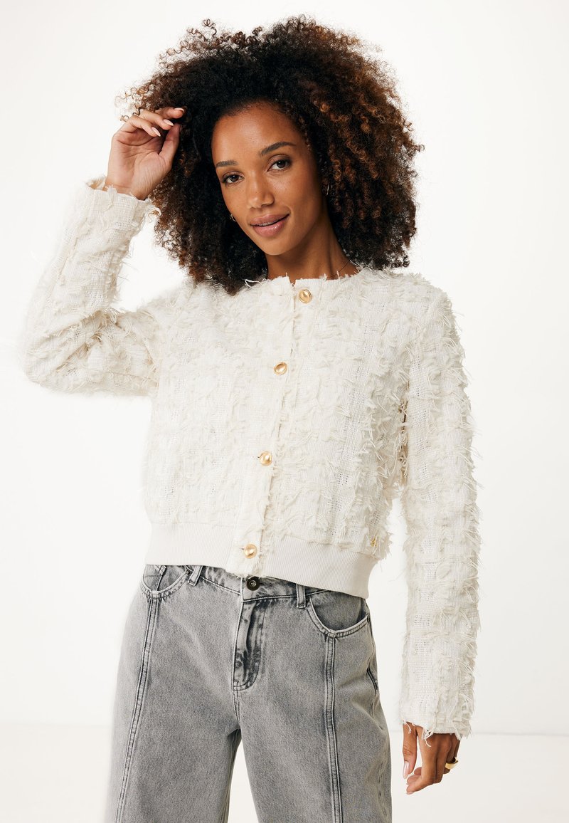 Gilet Haut Mexx Femme – Marron – Taille XXL – Détails Perles – Neuf Sans étiquette