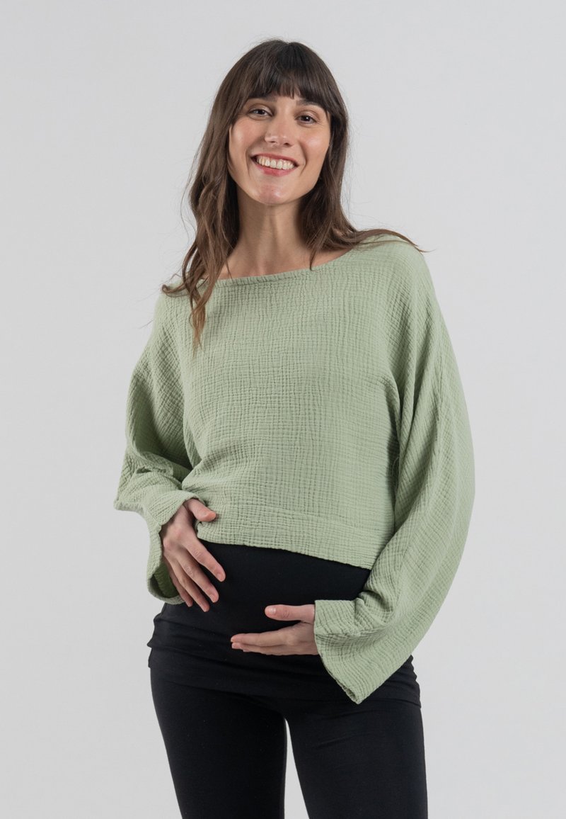 stillfashion NURSING Jumper light green Zalando.de