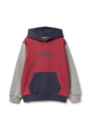 WITH CUFFS LOGO PRINT ON FRONT - Mikina s kapucí - multicolor