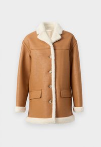 MALAJA - Jacka i konstläder - light/pastel brown