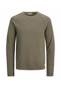 Jack & Jones JJEHILL CREW NECK  - Džemper - vetiver
