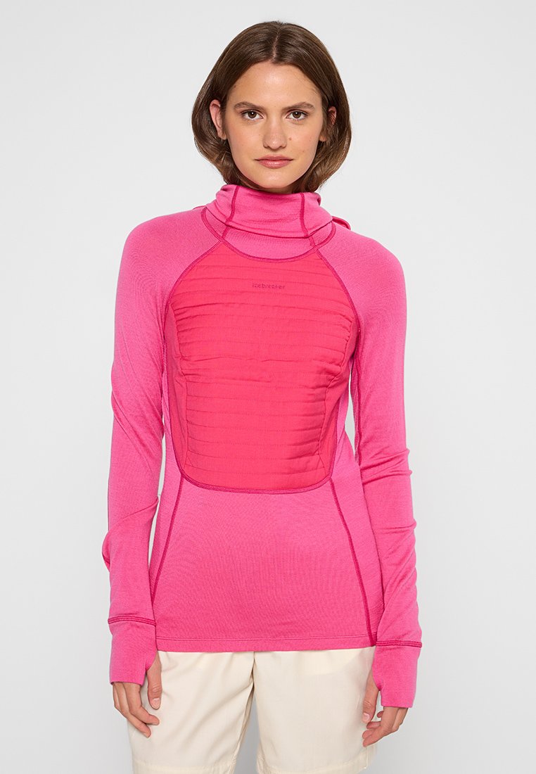 Icebreaker Sport T-shirt donkerroze