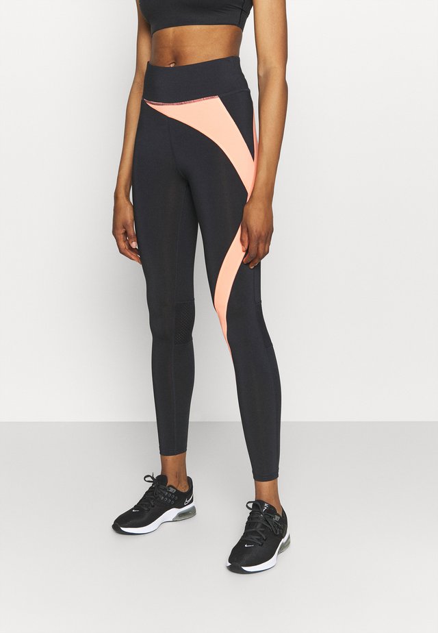 ONPMALIA TRAIN TIGHTS - Medias - blue graphite/neon orange