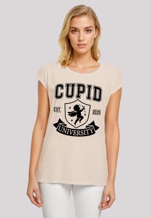 CUPID UNIVERSITY VALENTINSTAG - Print T-shirt - whitesand