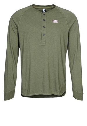 Langærmet T-shirt - olive