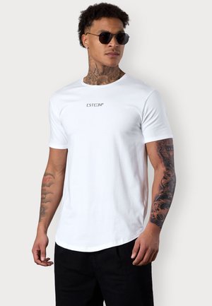 ESTEEM, BASIC - Print T-shirt - white