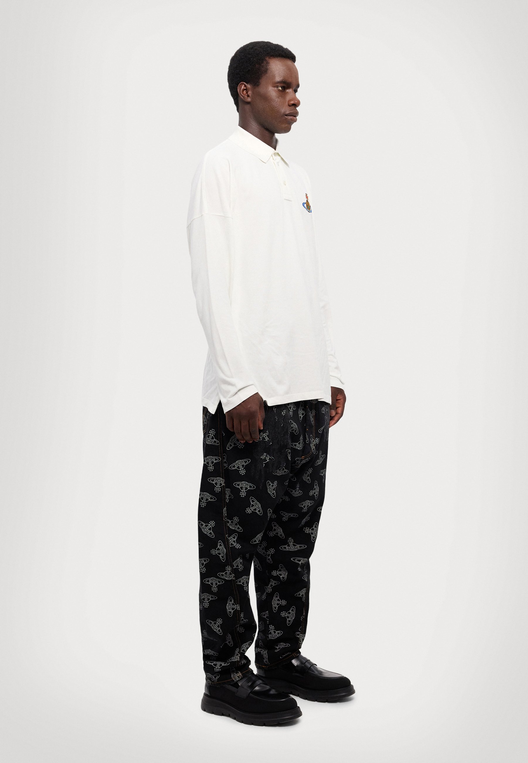 トップス Vivienne Westwood Frill polo shirts Marina cotton polo shirt in white - Vivienne Westwood