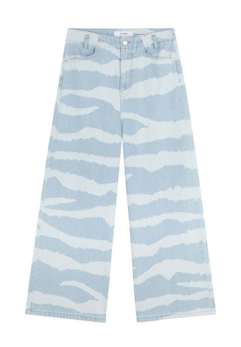 Scalpers Flared Jeans - light blue