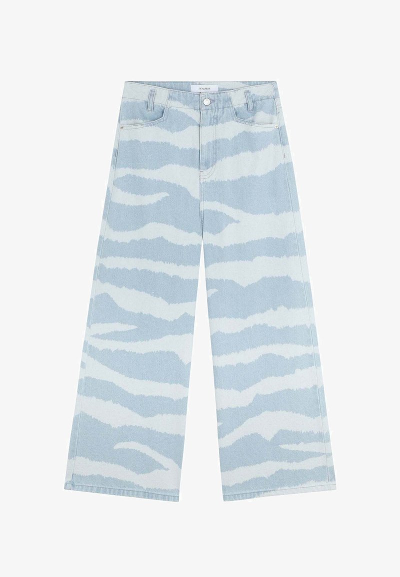 Scalpers Flared Jeans - light blue