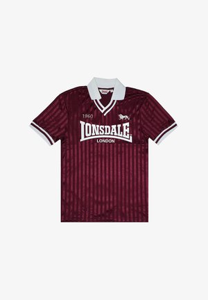 Lonsdale, FOOTDEE UNISEX - Polo shirt - oxblood ecru