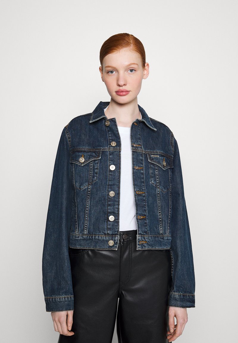 BDG Urban Outfitters SHRUNKEN JACKET - Džinsinis švarkelis - mid ...