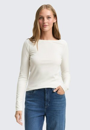 MIT U-BOOT-AUSSCHNITT - Longsleeve - off white