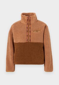 HORIZONMOCK NECK HALF ZIP - Suéter de forro polar - truffle