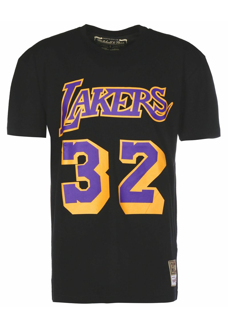 Mitchell & Ness NBA LOS ANGELES LAKERS MAGIC JOHNSON HER - Camiseta estampada - black
