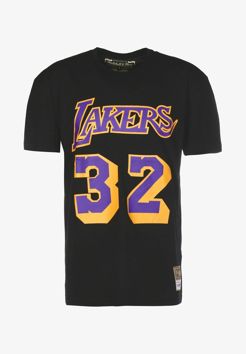 Mitchell & Ness NBA LOS ANGELES LAKERS MAGIC JOHNSON HER - Camiseta estampada - black