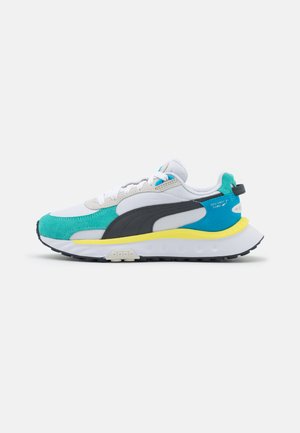 WILD RIDER ROLLIN UNISEX - Sneakers basse - elektro aqua/white