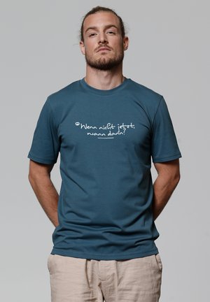 WENN NICHT JETZT WANN DANN - T-Shirt print - stargazer