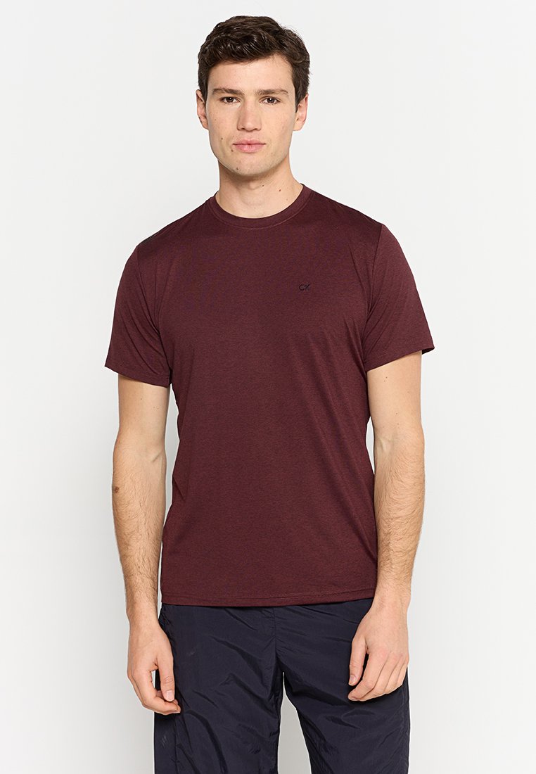 Calvin Klein Golf T-shirt basic bordeauxrood Calvin Klein Golf T-shirt basic bordeauxrood