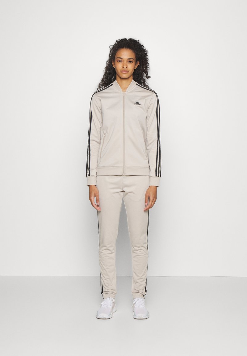 adidas Sportswear ESSENTIALS 3 STRIPES TRACKSUIT Tracksuit beige