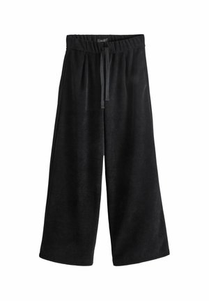PULL-ON WIDE LEG   - Housut - black